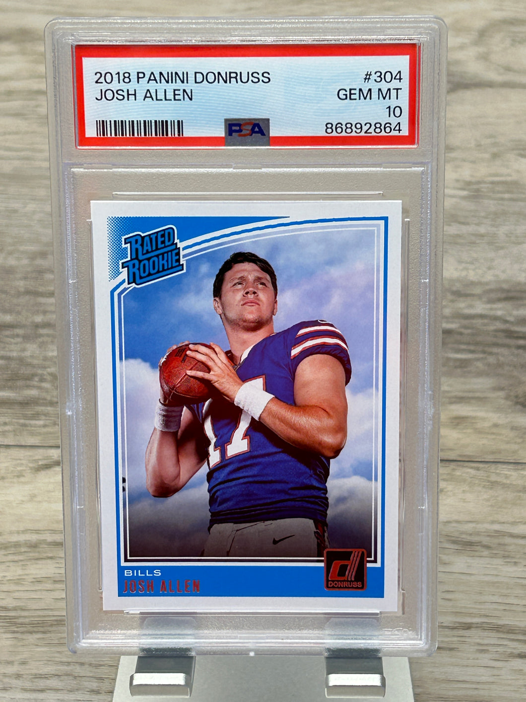 2018 Donruss Josh Allen GEM MT #304 PSA 10