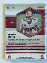 Load image into Gallery viewer, 2021 Panini Mosaic Silver #176 George Kittle
