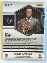 Load image into Gallery viewer, 2021 Panini Masaic Silver #272 JJ Watt Man of the Year
