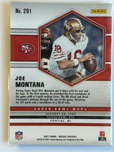 Load image into Gallery viewer, 2021 Panini Mosaic Silver #291 Joe Montana Super Bowl XVI
