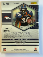 Load image into Gallery viewer, 2021 Panini Mosaic Orange Swirl #296 Terrel Davis
