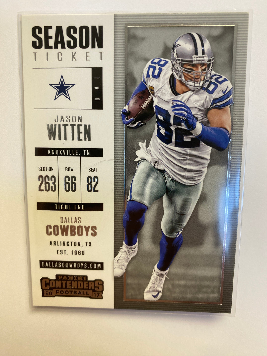 2017 PANINI CONTENDERS JASON WITTEN #79