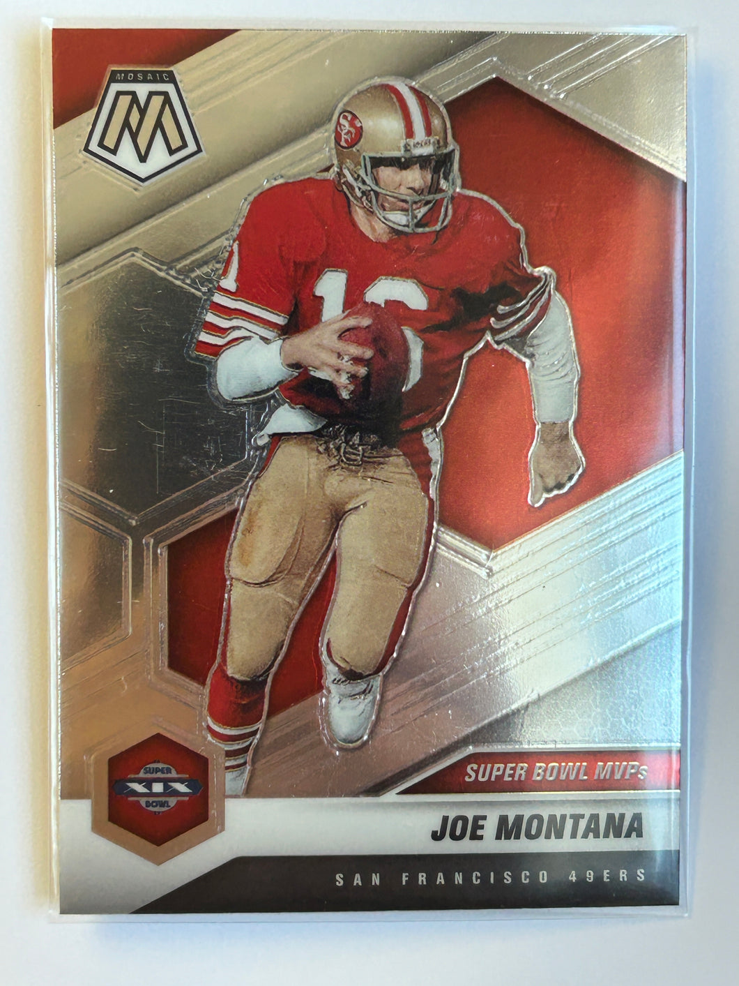 2021 Panini Mosaic Silver #292 Joe Montana Super Bowl XIX