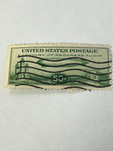 Load image into Gallery viewer, Used Avg US Air Post #C-16 Fifty Cents Green Postage Stamp
