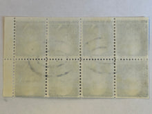 Load image into Gallery viewer, Used #1393a Six Cents BLKT Pane of 8 Postage Stamps
