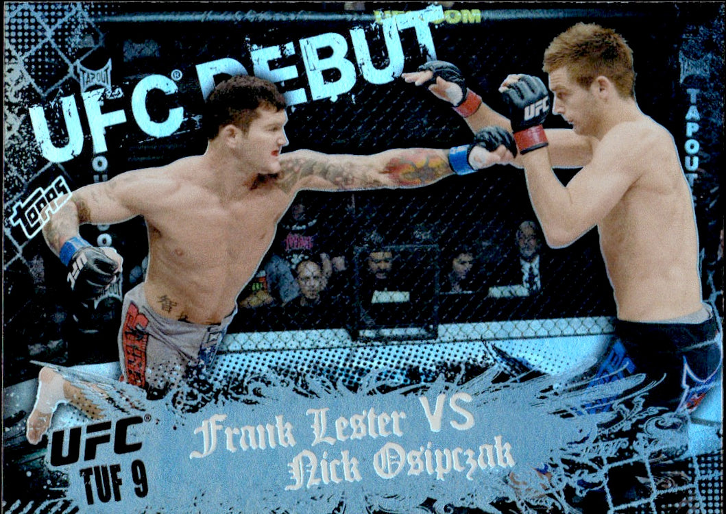 2010 Topps UFC Main Event Debut Frank Lester vs Nick Osipczak #115