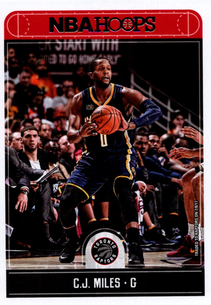 2017 NBA Hoops C.J. Miles, Toronto Raptors #156