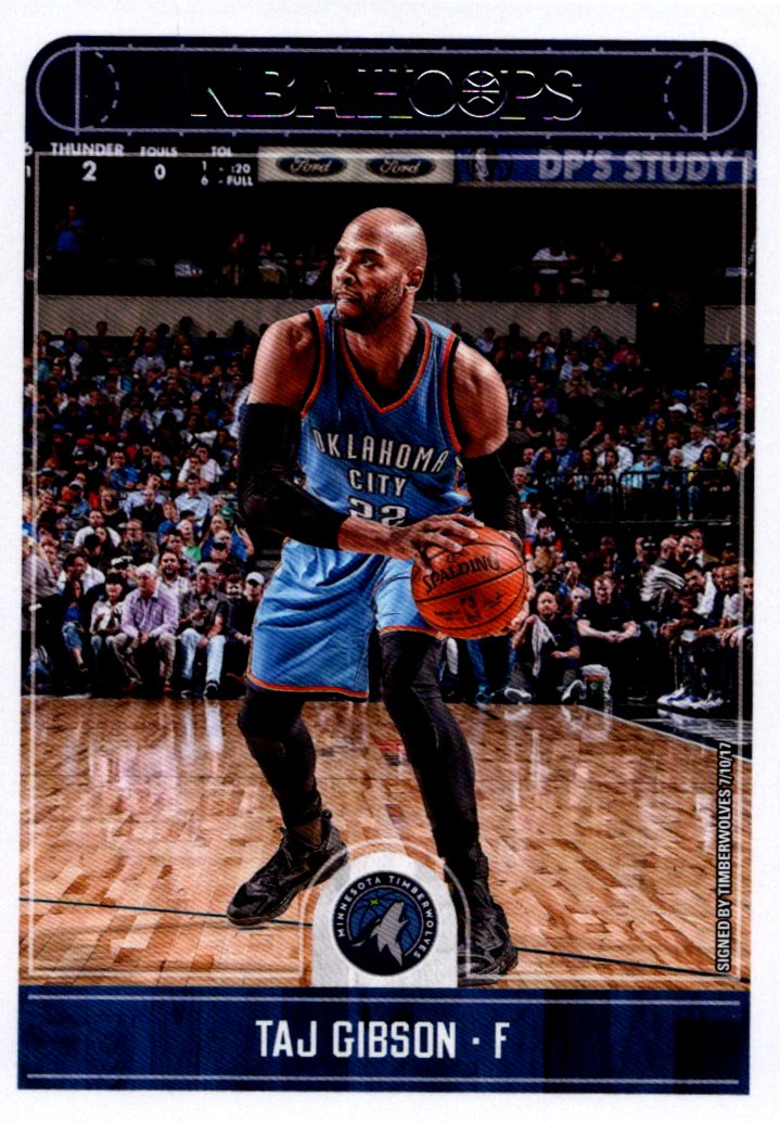 2017 NBA Hoops Taj Gibson, Minnesota Timberwolves #258